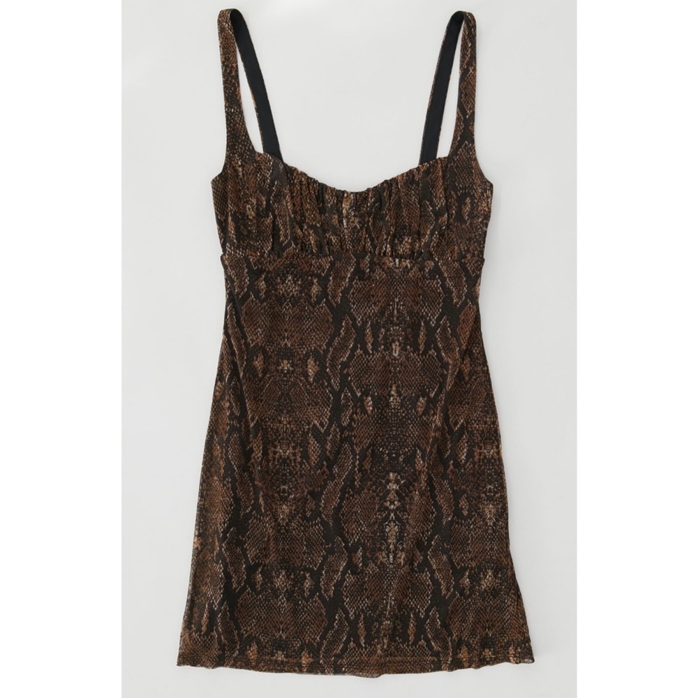 UO Anya Mesh Mini Dress